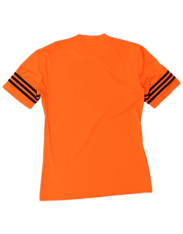 ADIDAS Herre Climalite T-Shirt Top Lille Orange Polyester