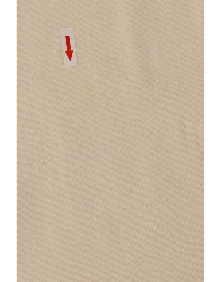 Zara Langærmet Maxikjole til kvinder UK 12 Medium Off White Viscose