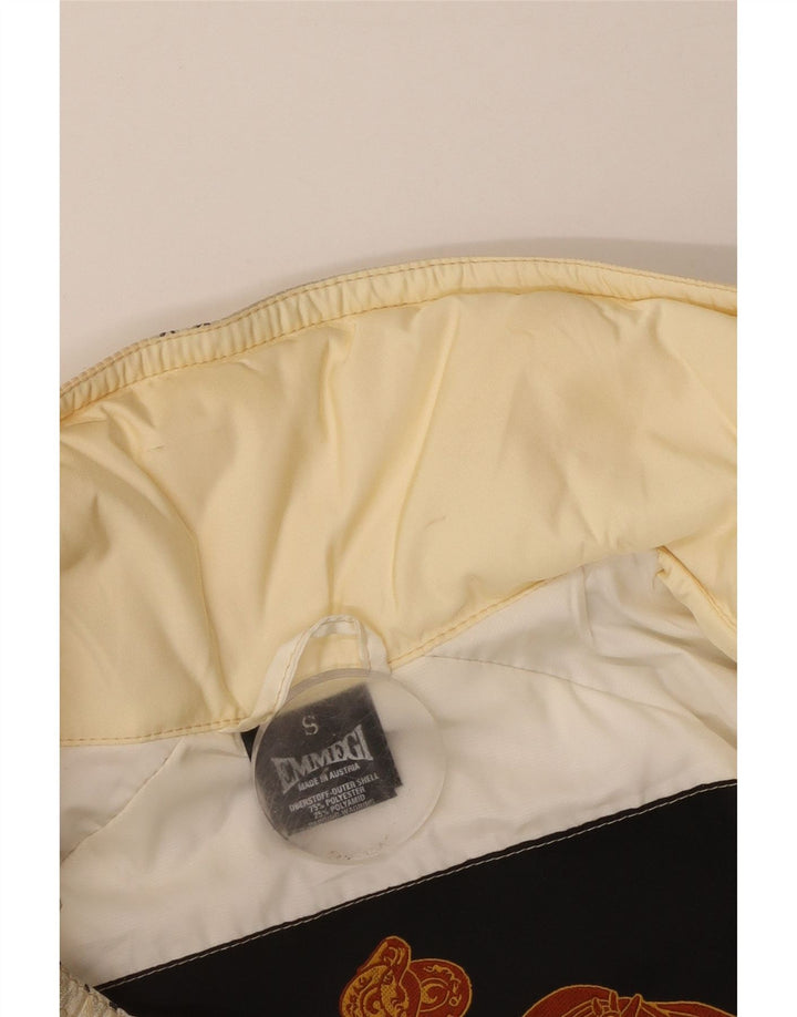 Emmegi Herre Hooded Loose Fit Polstret Jakke UK 36 Small Beige Polyester