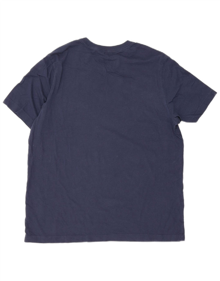Nike grafisk T-shirt top til mænd, stor marineblå bomuld