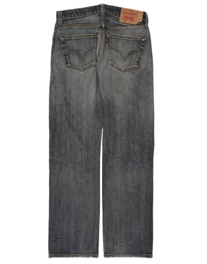 Levi's Herre 501 Straight Jeans W31 L32 Blå
