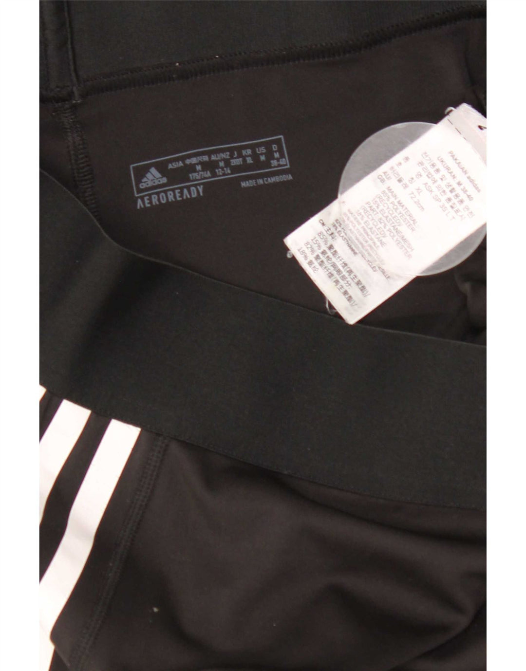 Adidas Aeroready Leggings til kvinder UK 12/14 Medium Black Polyester