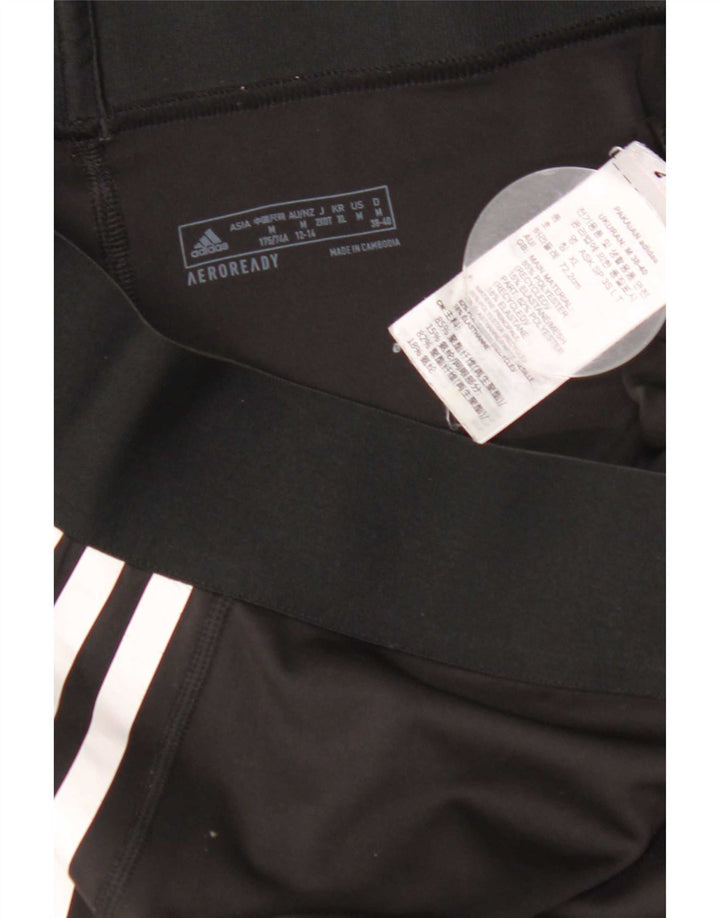 Adidas Aeroready Leggings til kvinder UK 12/14 Medium Black Polyester