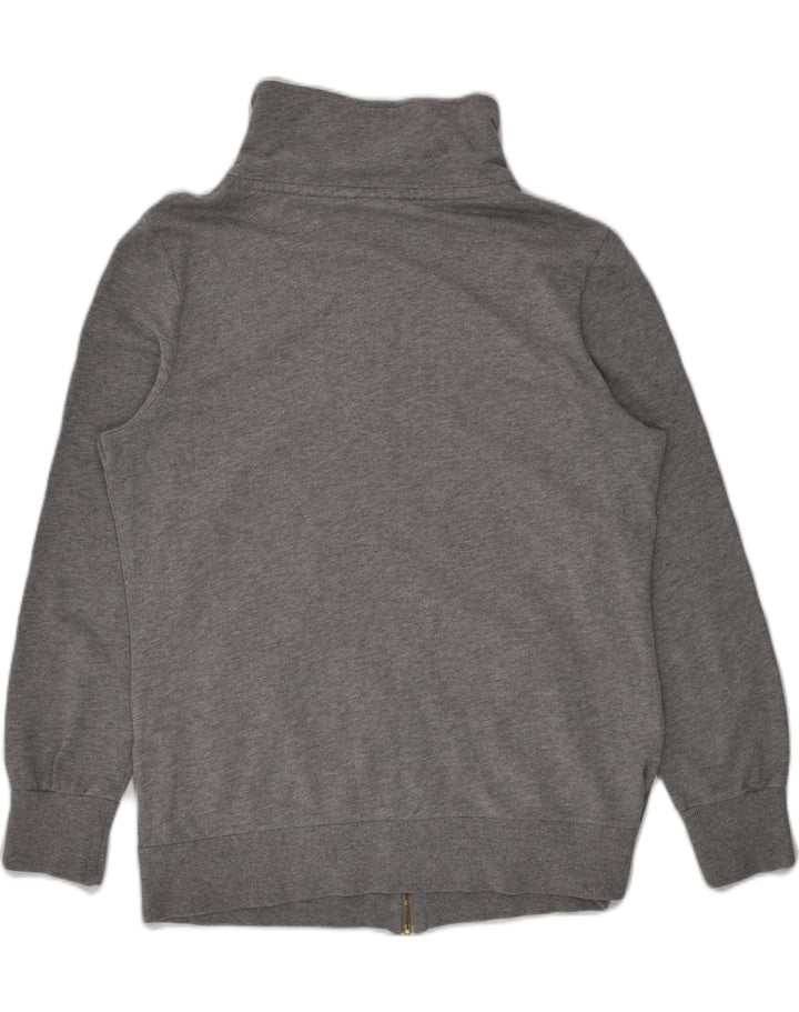 PUMA Womens Tracksuit Top Jacket UK 14 Medium Grey Cotton | Vintage Puma | Thrift | Second-Hand Puma | Used Clothing | Messina Hembry 