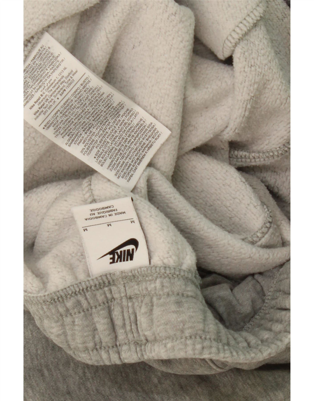 NIKE Træningsdragt til mænd Joggers Medium Grå Bomuld