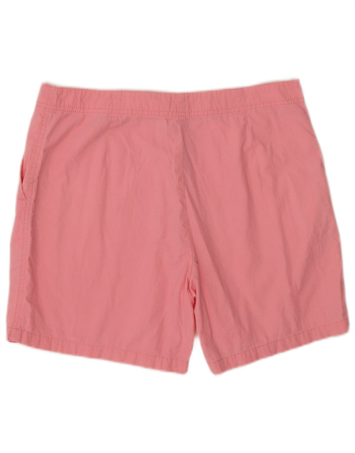 Marks & Spencer Kvinder Casual Shorts UK 12 Medium W32 Pink Bomuld