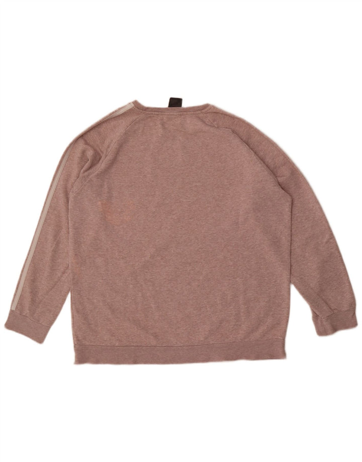 Adidas Sweatshirt-trøje til mænd Large Pink Bomuld