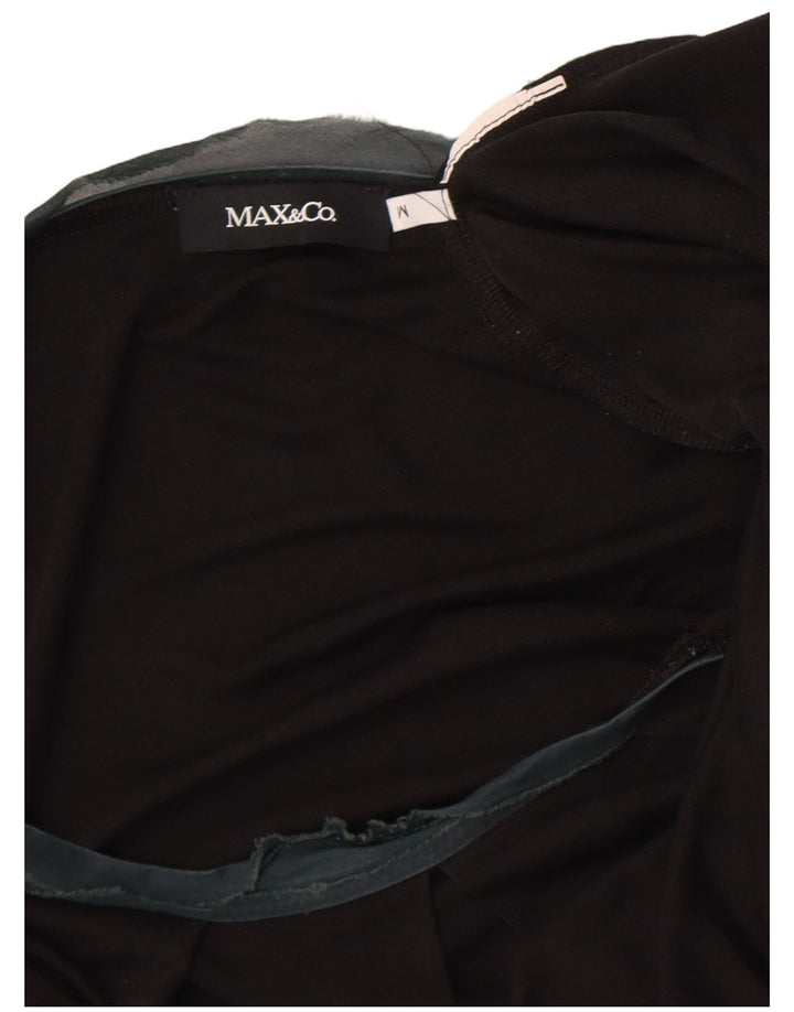 Max & Co. Dame Top Langærmet UK 12 Medium Sort