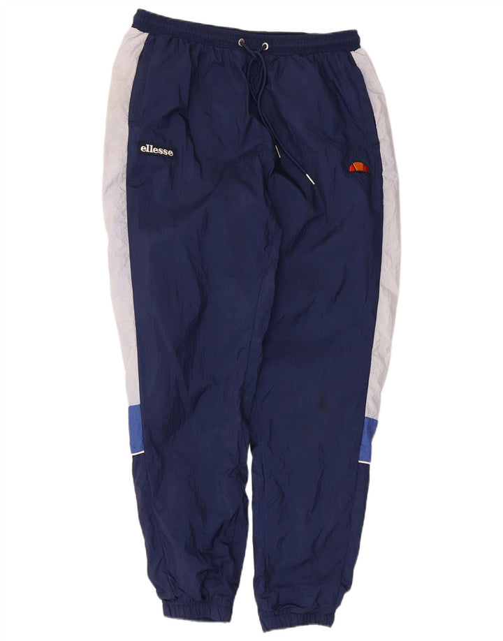 Ellesse Herre træningsdragt Bukser Joggers Medium Navy Blue Colourblock