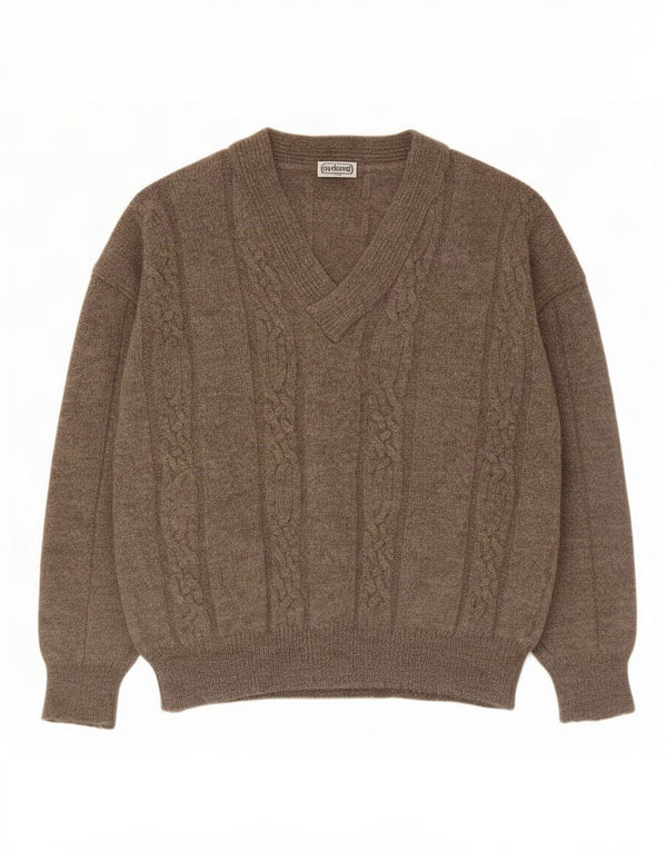Cacharel Herre V-hals sweater Medium Grå