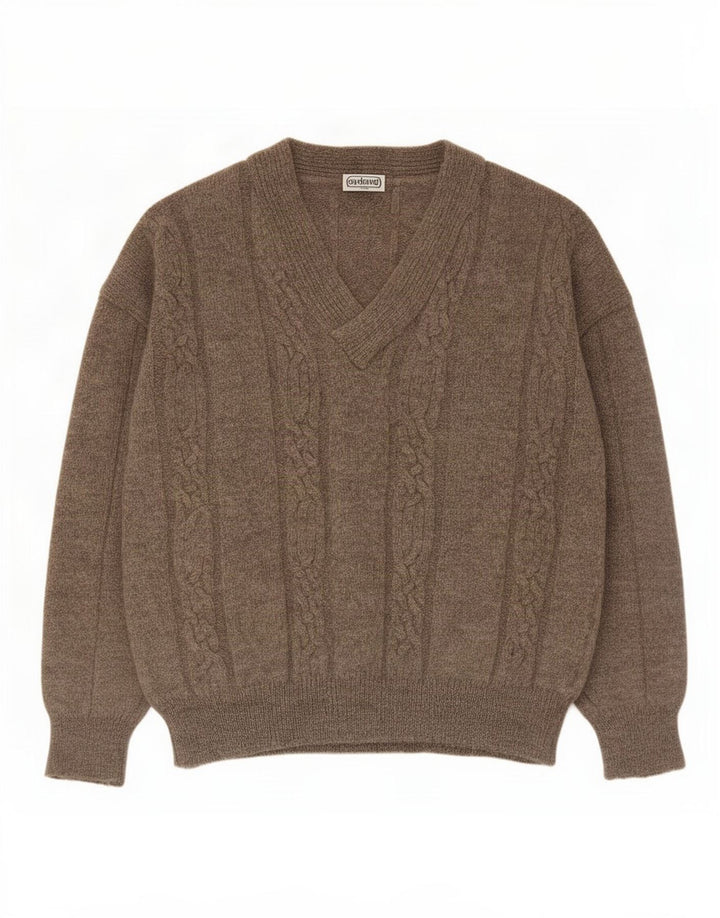 Cacharel Herre V-hals sweater Medium Grå