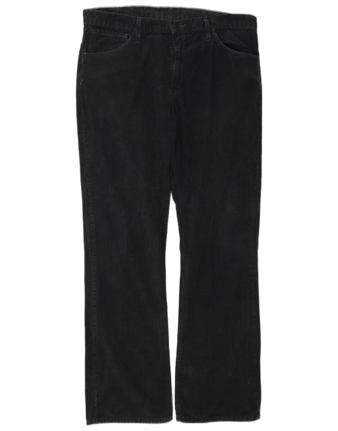 LEVI'S Herre 507 Bootcut Corduroy Bukser W36 L34 Grå Bomuld Classic