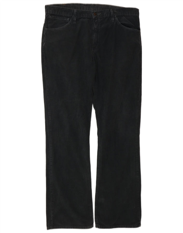 LEVI'S Herre 507 Bootcut Corduroy Bukser W36 L34 Grå Bomuld Classic