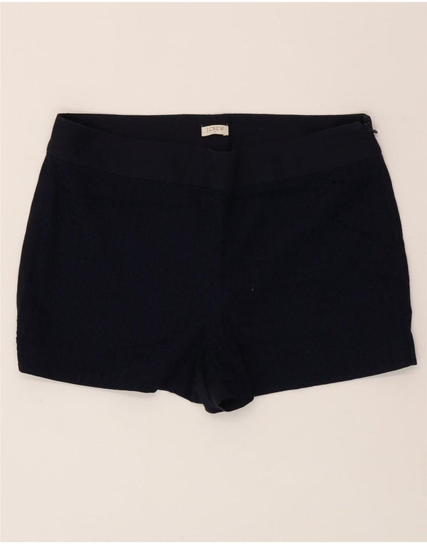 J. Crew Womens Hot Pants US 10 Large W32 Navy Blue Cotton