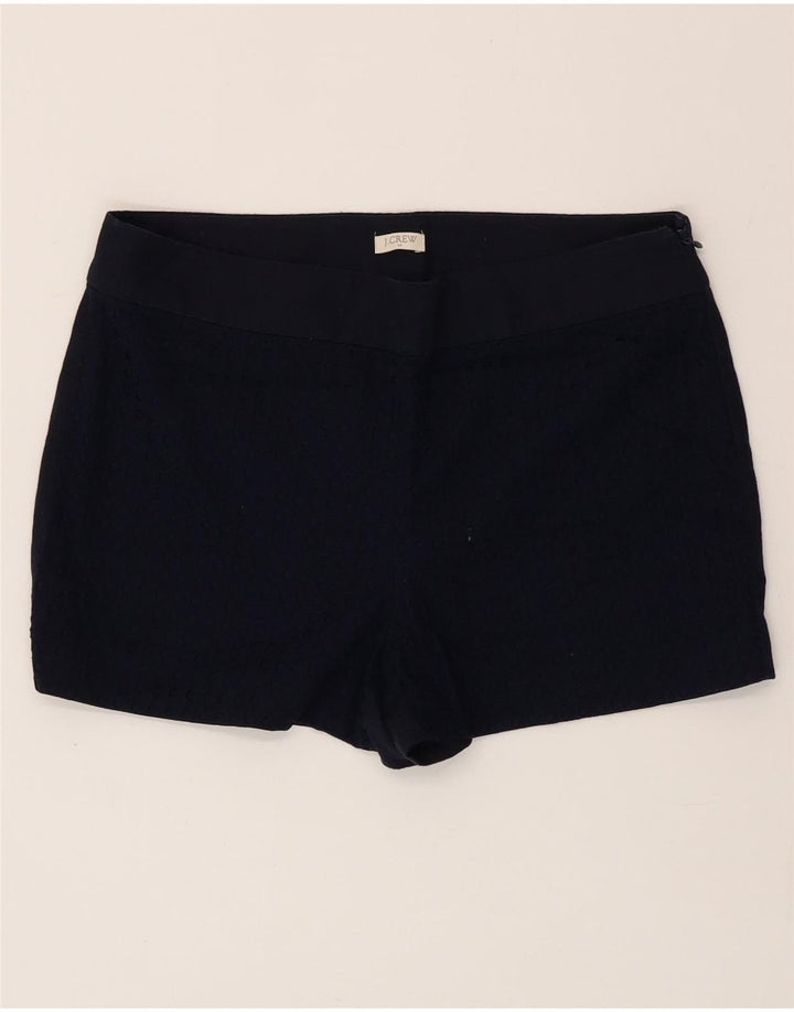 J. Crew Womens Hot Pants US 10 Large W32 Navy Blue Cotton