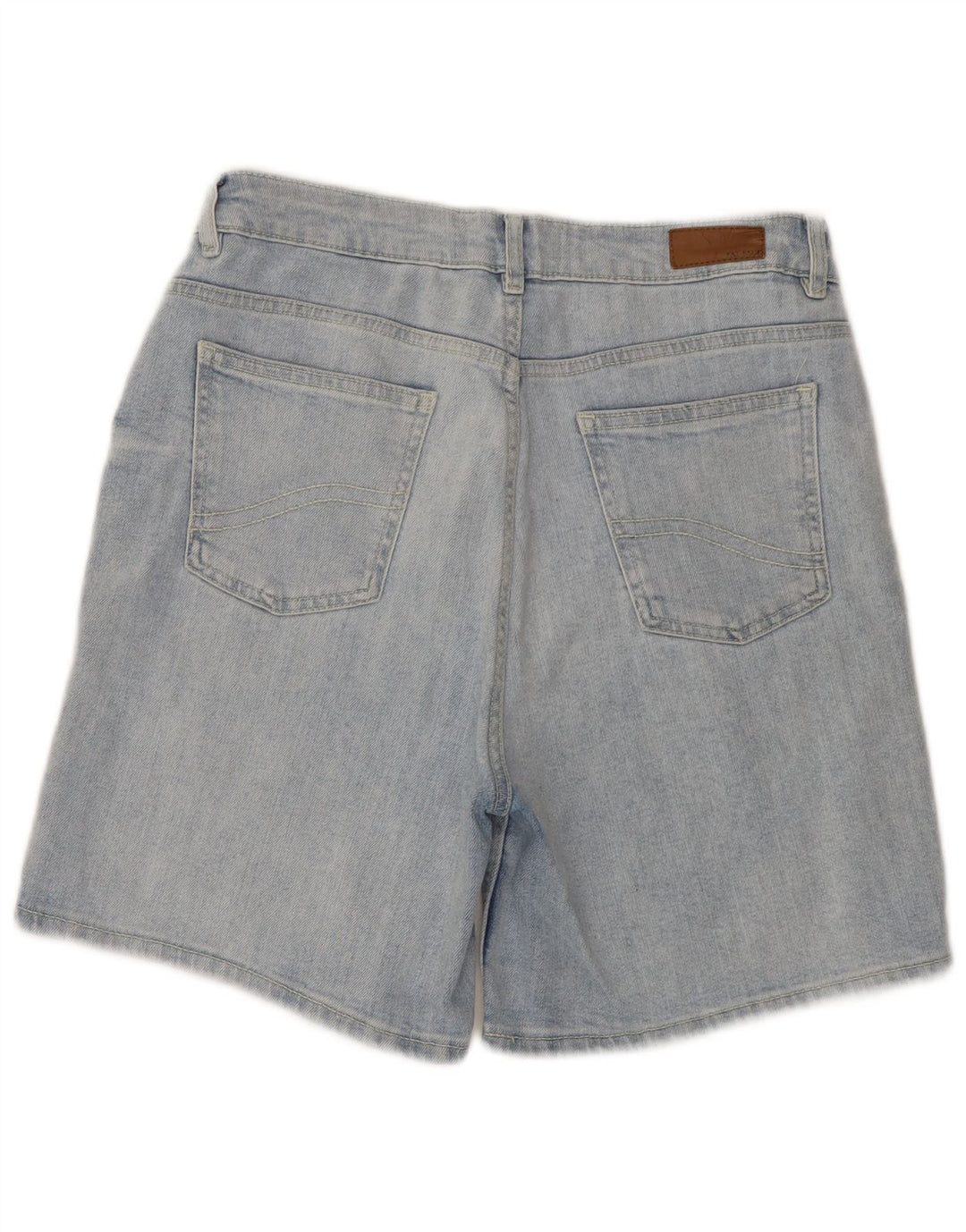 Fat Face Dame Denim Shorts UK 12 Medium W30 Blå Bomuld