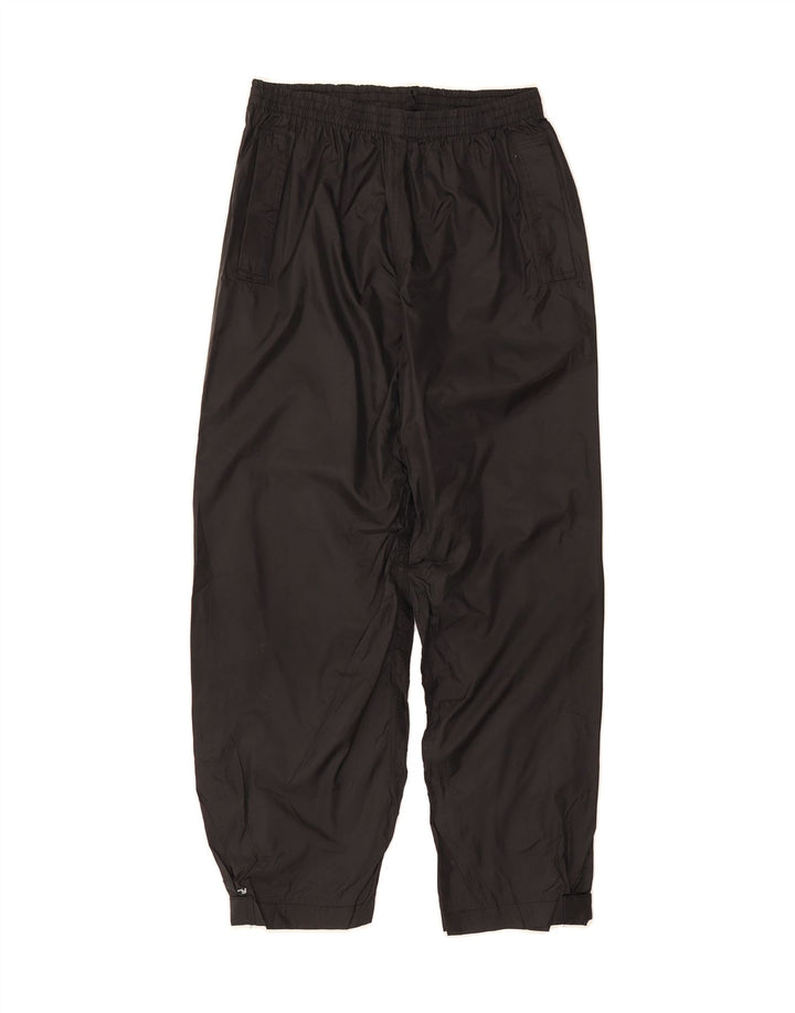 MOUNTAIN WAREHOUSE Boys Windbreaker Trousers 11-12 Years Black Nylon Vintage Mountain Warehouse and Second-Hand Mountain Warehouse from Messina Hembry 