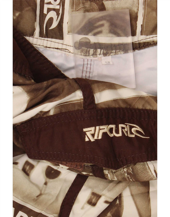 Rip Curl Herre grafiske svømmeshorts XL Brun Patchwork