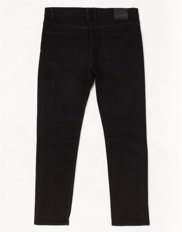 Zara Herre Slim Jeans EU 46 XL W36 L30 Sort