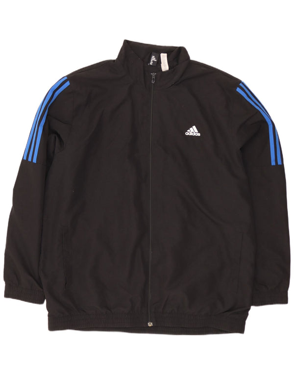 Adidas Træningsdragt til mænd Topjakke UK 48/50 XL Sort Polyester