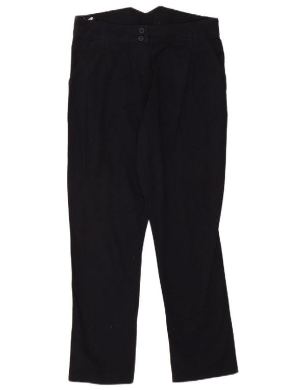 Topshop Dame Slim Chino Bukser UK 10 Small W27 L27 Marineblå Bomuld