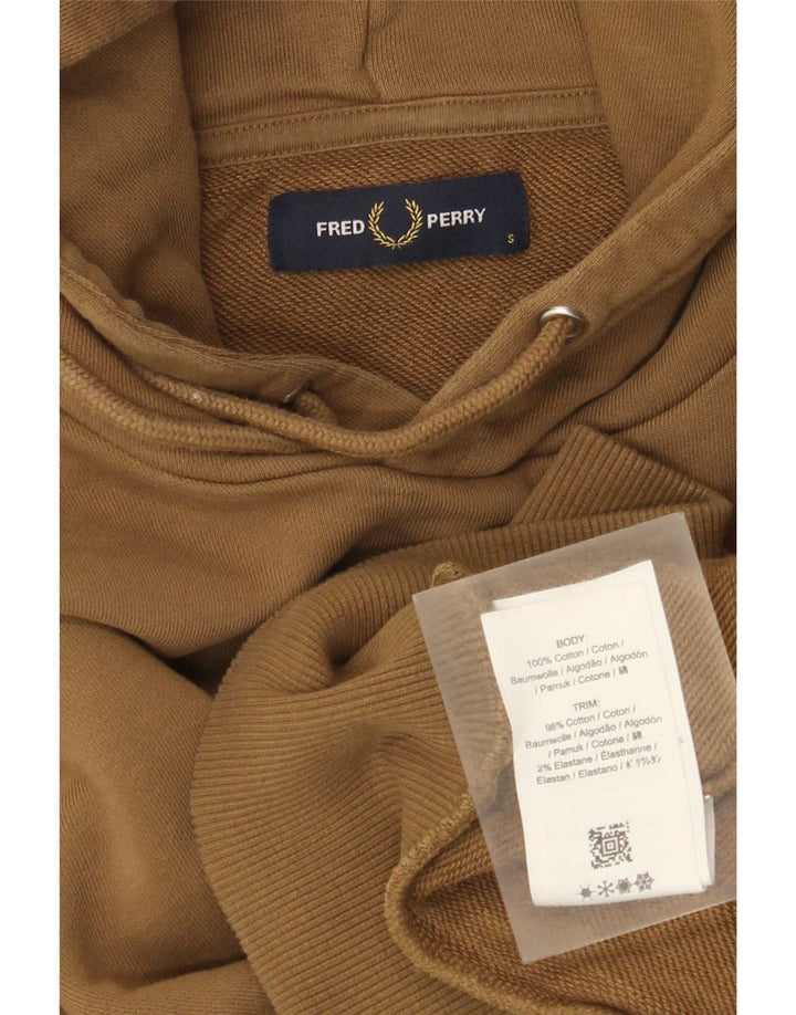 Fred Perry Dame Hættetrøje Lille Beige Bomuld