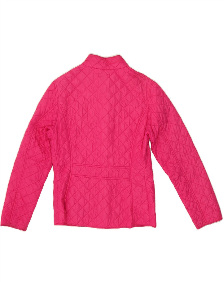 GANT Womens Quilted Jacket UK 16 Large Pink Nylon Vintage Gant and Second-Hand Gant from Messina Hembry 