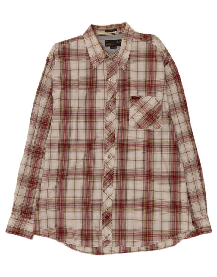 MARLBORO CLASSICS Herre Regular Fit skjorte 3XL flerfarvet ternet bomuld
