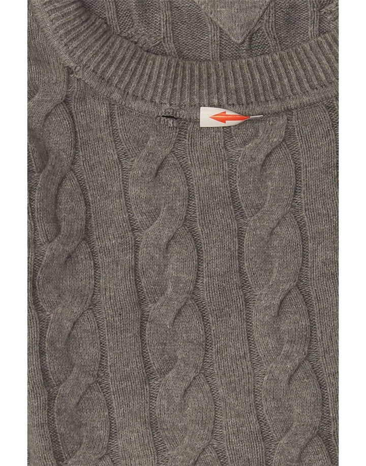 Tommy Hilfiger Herre Crew Neck Jumper Sweater Medium Grå Bomuld