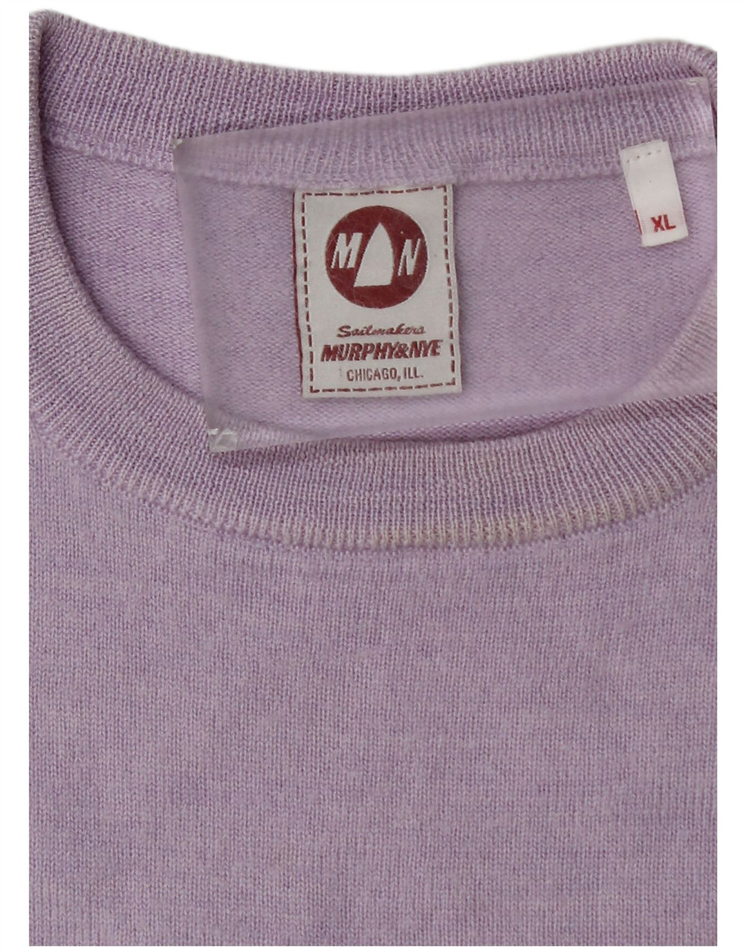 Murphy & Nye Herre Sailmakers Crew Neck Jumper Sweater XL Lilla