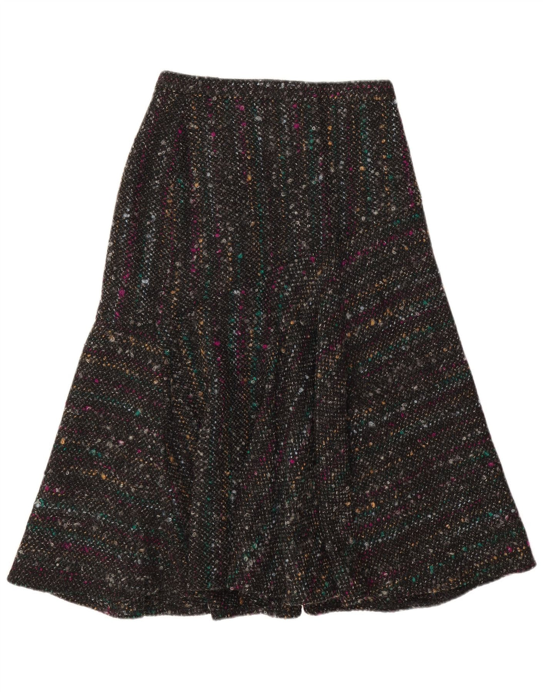 Vintage kvinders 2-delt nederdelsæt EU 40 Medium W28 Grå Flecked