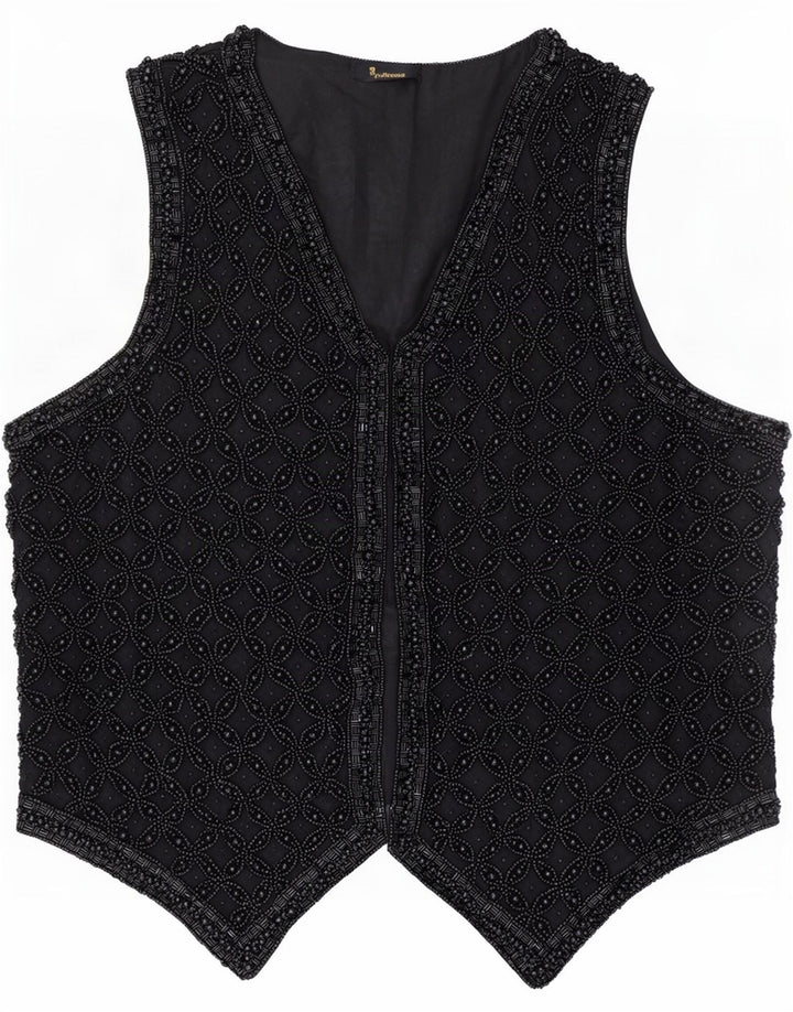 Vintage damevest UK 14 Medium Black