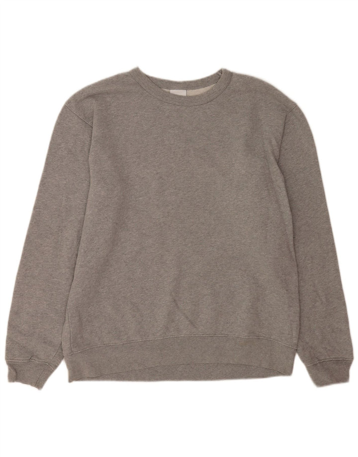 Zara Herre Sweatshirt Jumper Stor Grå Bomuld