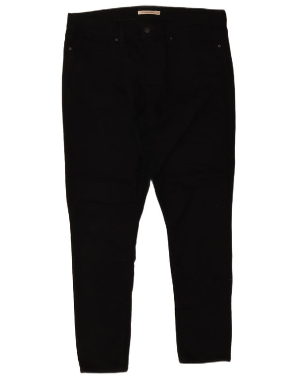 Levi's Dame 311 skinny jeans med høj talje, W33 L30 sort bomuld