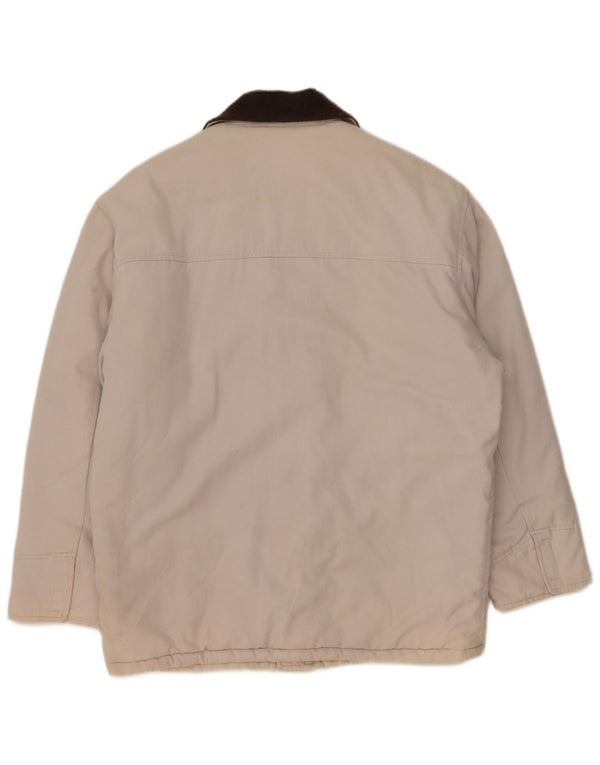 Cotton's Industries Herre Utility Jacket UK 38 Medium Off White