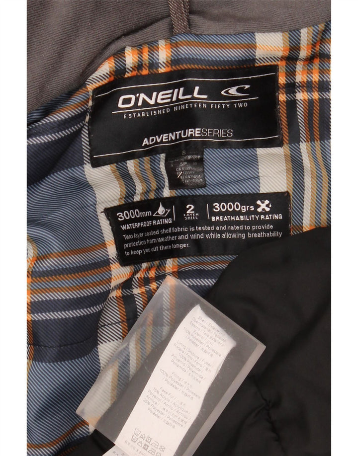 O'Neill Herre Hooded Windbreaker Jacket UK 36 Small Grey Polyester
