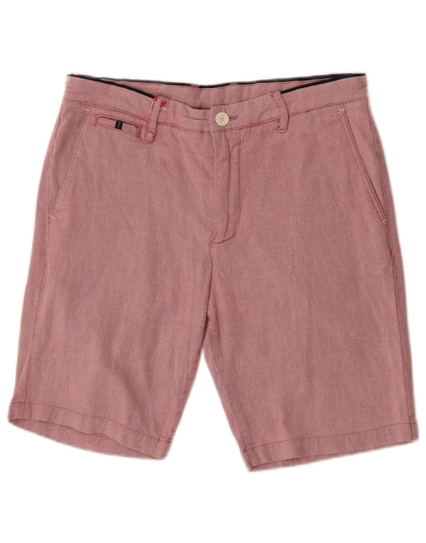 Zara Herre Chino Shorts IT 42 Large W32 Pink Bomuld