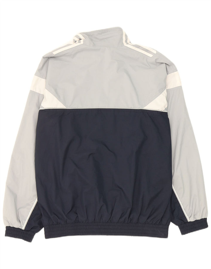 Adidas Træningsdragt til mænd Topjakke UK 38/40 Medium Navy Blue Colourblock