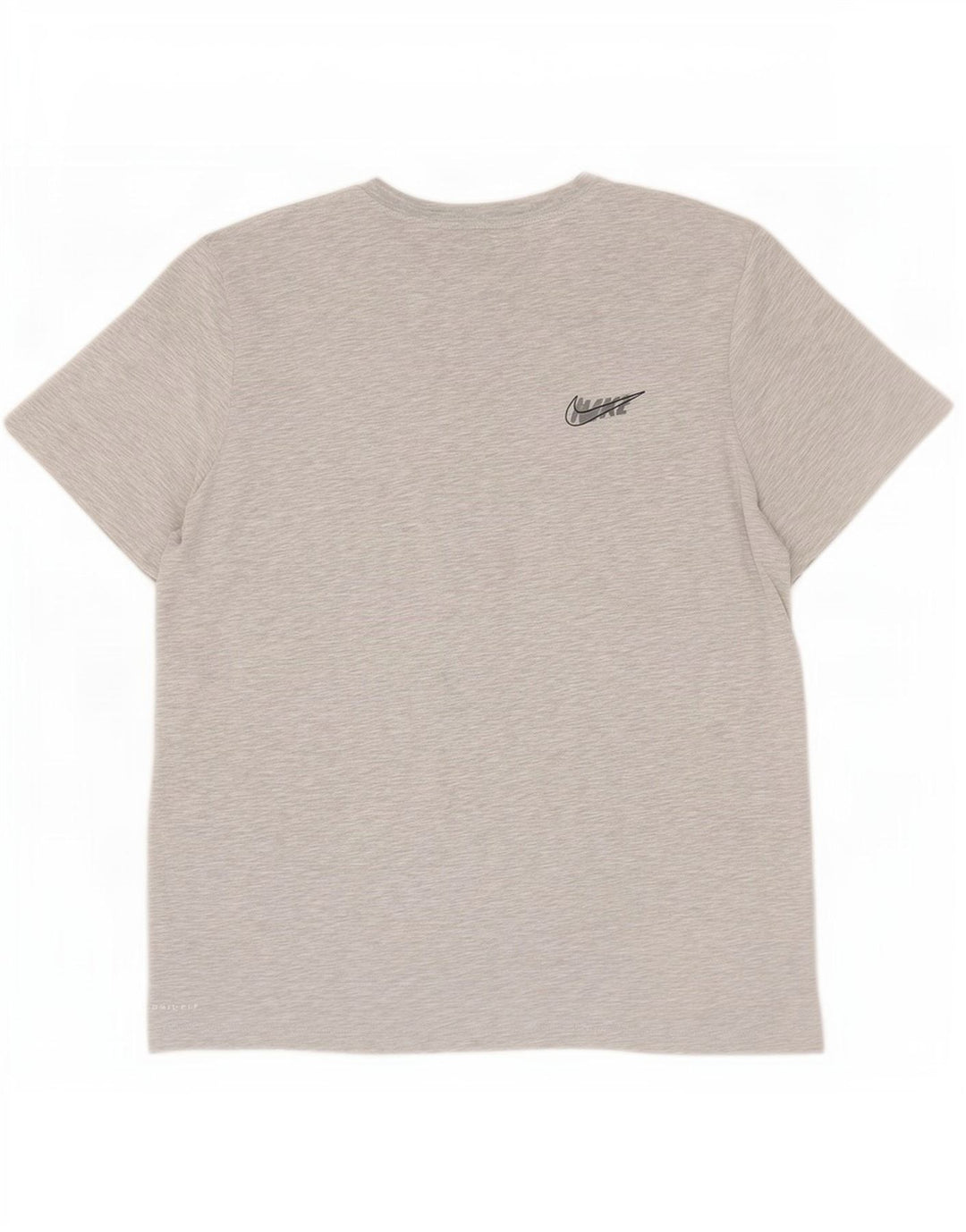 Nike Herre Dri Fit Grafisk T-Shirt Top XL Grå Bomuld