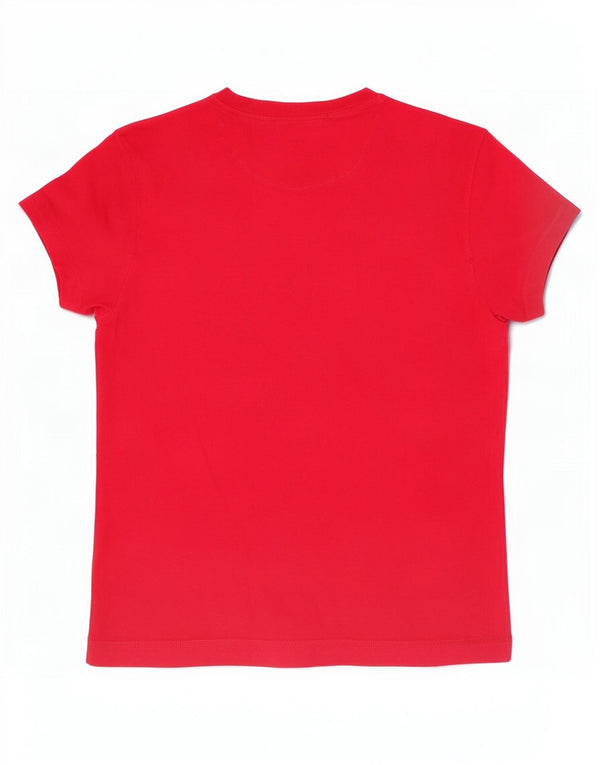 Berghaus Grafisk T-Shirt Top UK 14 Medium Rød Blomster Bomuld