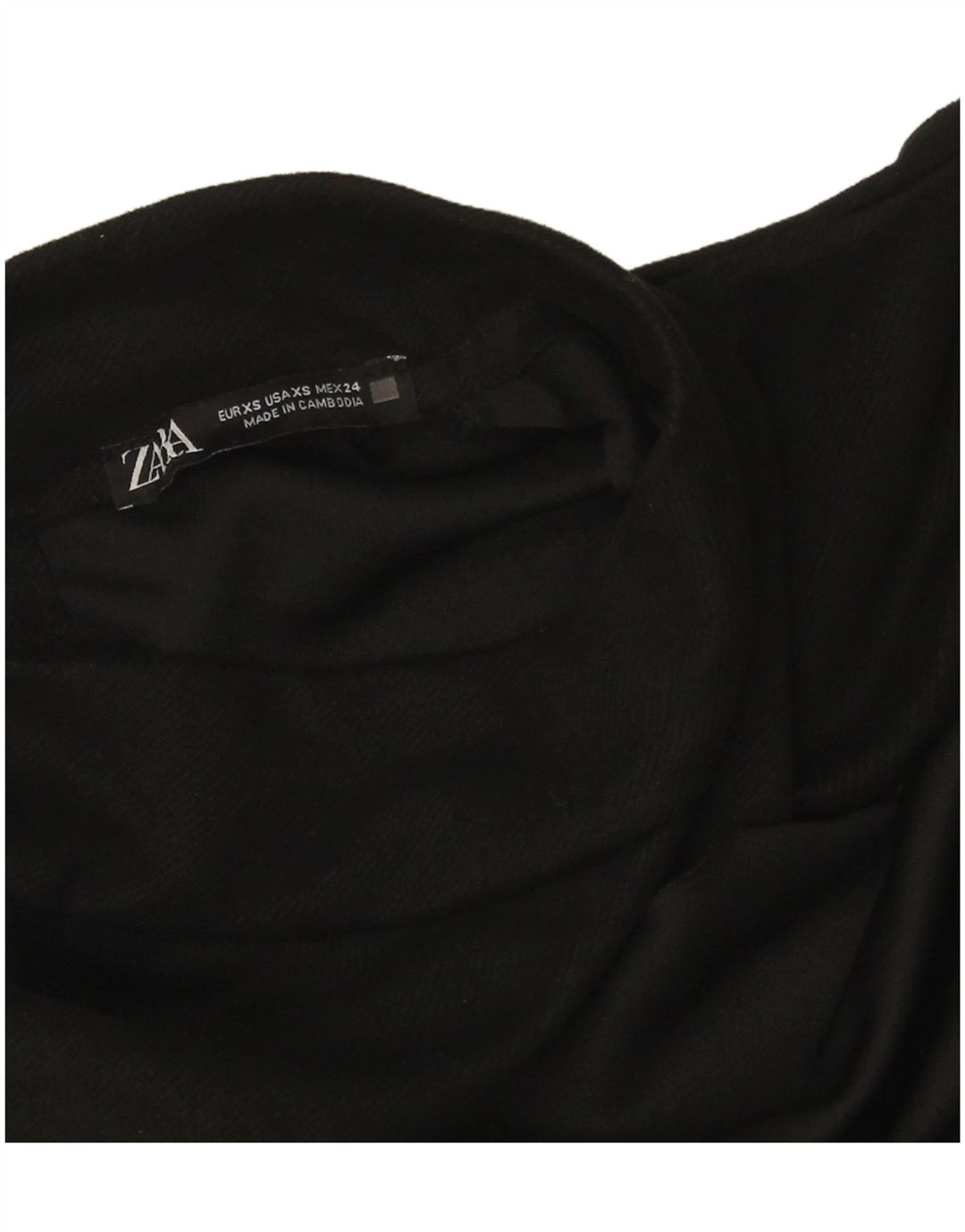 Zara Womens Shift Dress UK 6 XS Sort