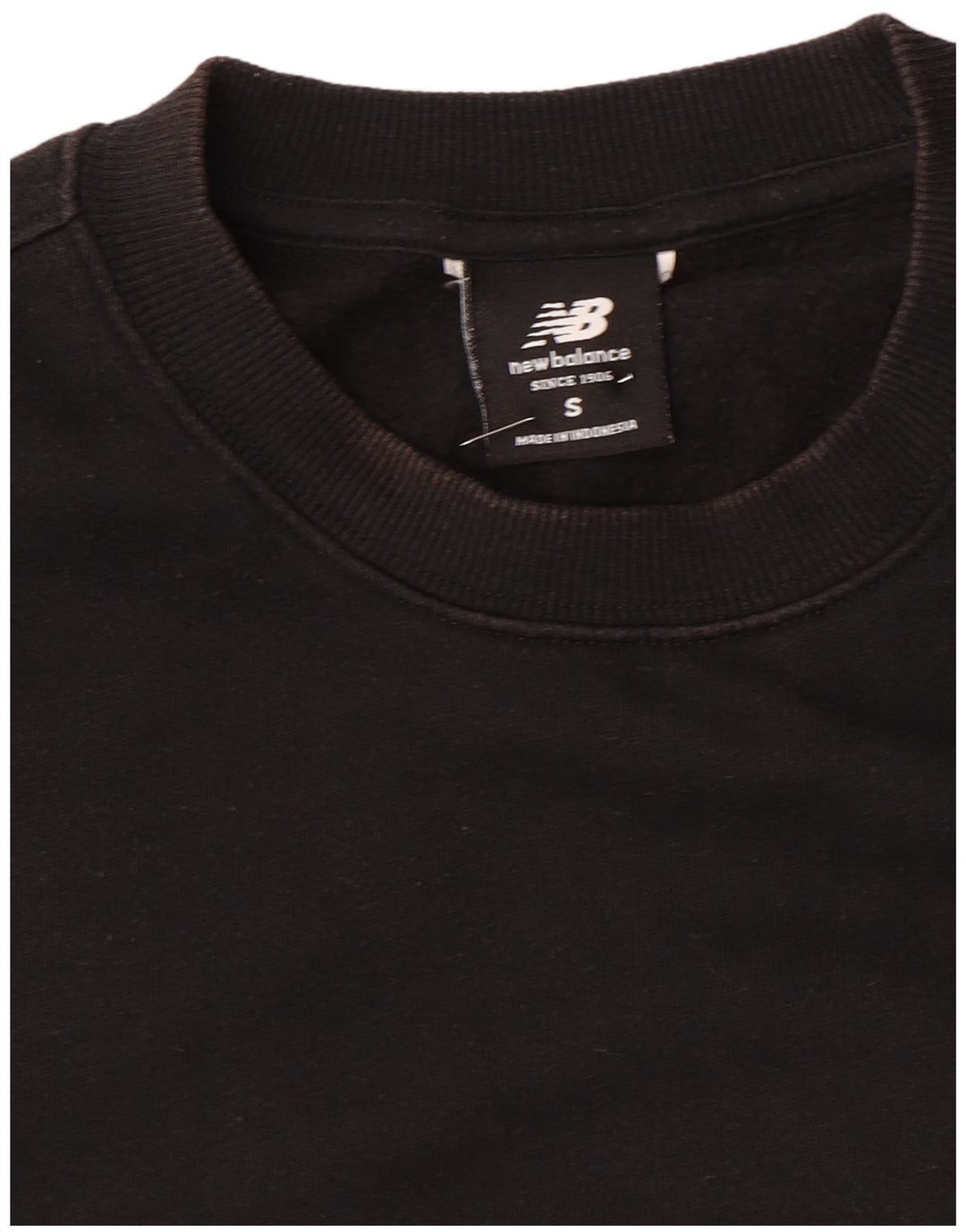 New Balance Herre Sweatshirt Jumper Lille Sort