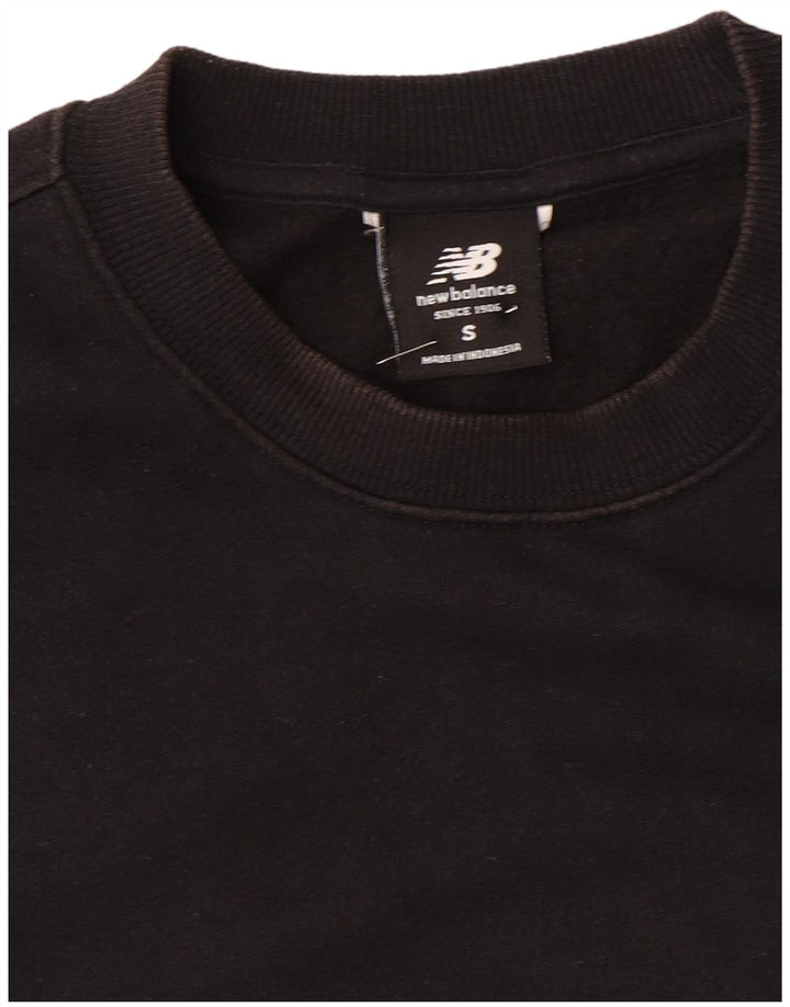 New Balance Herre Sweatshirt Jumper Lille Sort