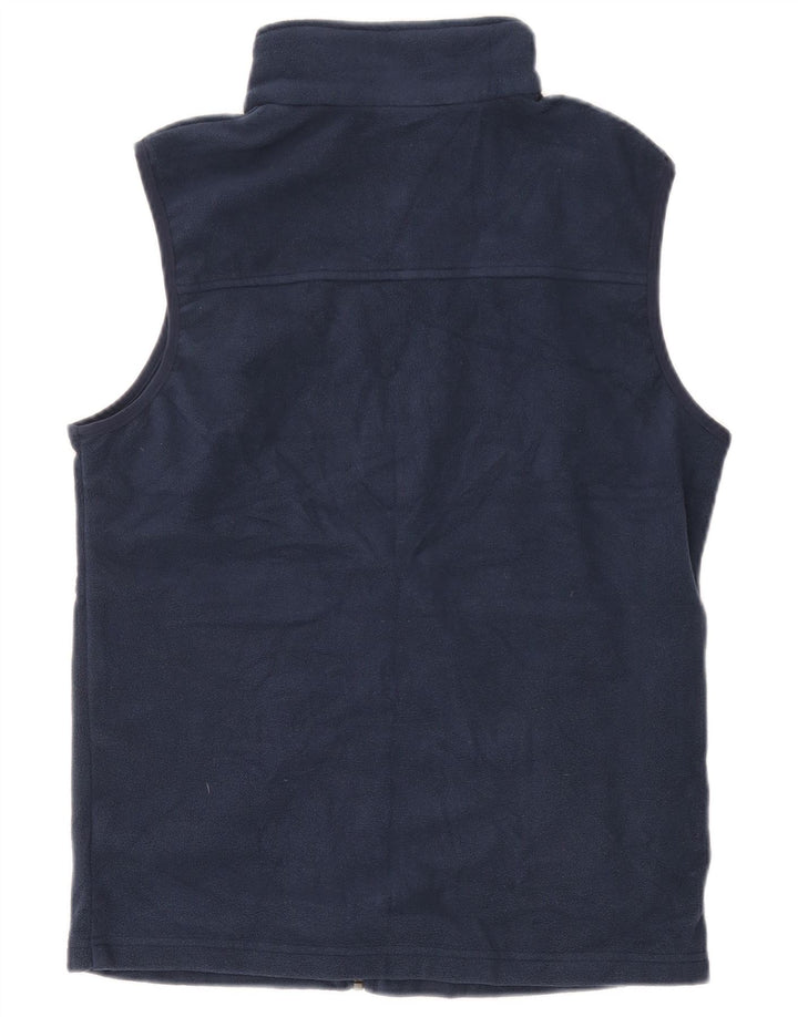Columbia Herre Fleece Gilet UK 36 Small Navy Blue Polyester