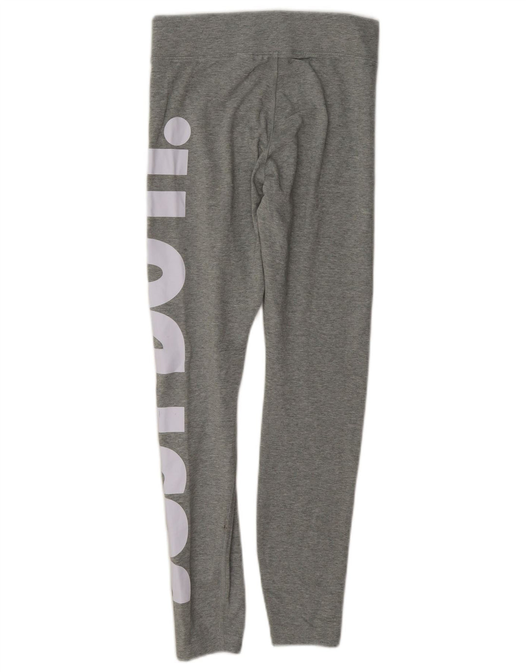 Nike Dame Grafiske Leggings UK 10 Small Grey Bomuld