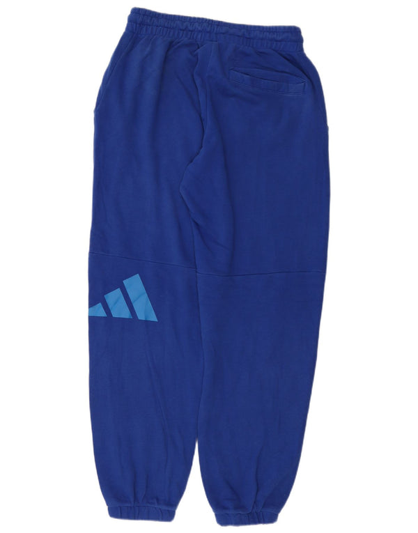 Adidas Herre grafisk træningsdragt Bukser Joggers Medium Blue Bomuld
