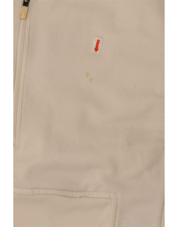 Adidas Træningsdragt til mænd, topjakke UK 38/40 Medium White Colourblock