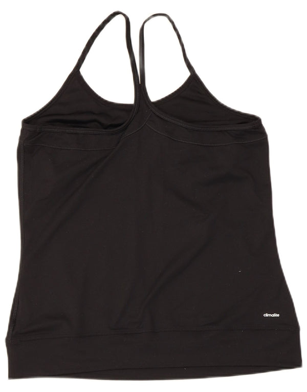 Adidas Dame Climalite Cami Top UK 16 Large Black Polyester