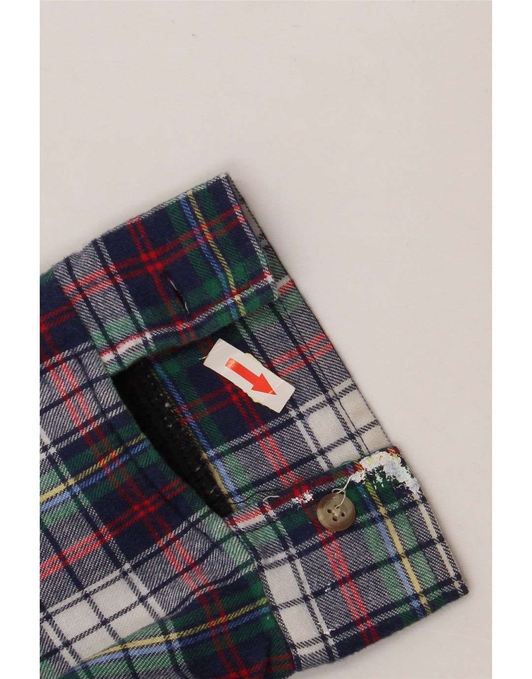 WOOLRICH Flanelskjorte til mænd Stor marineblå ternet