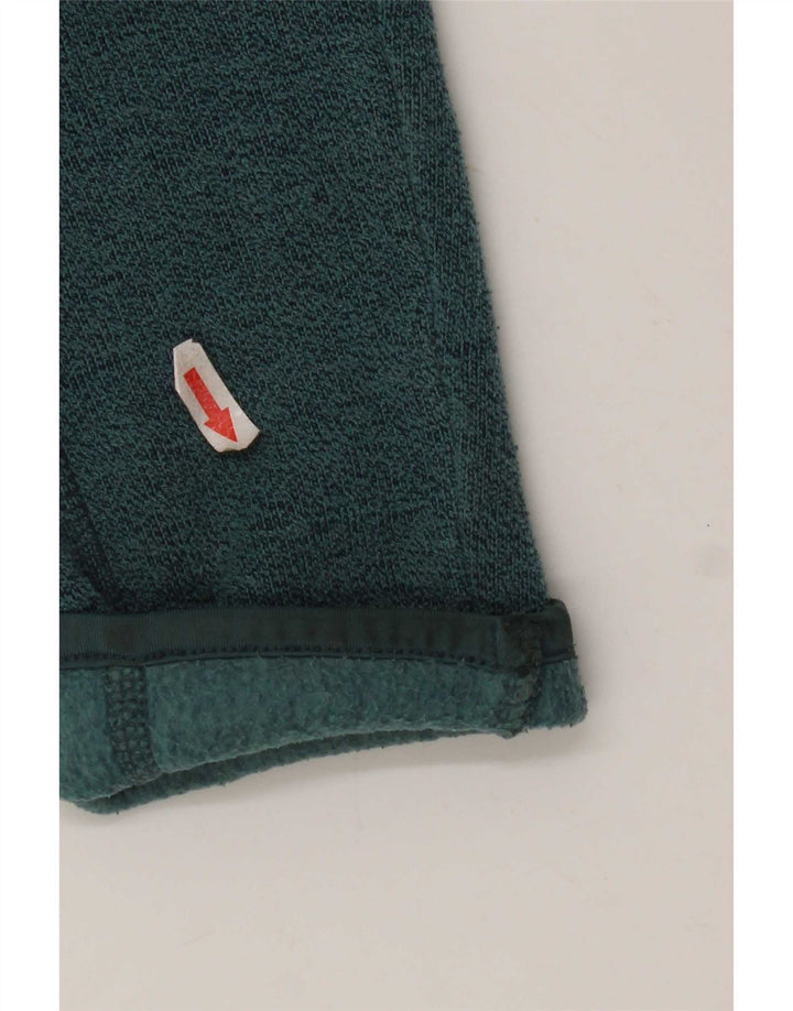 Weird Fish Herre Zip Neck Sweatshirt Jumper Medium Green Polyester